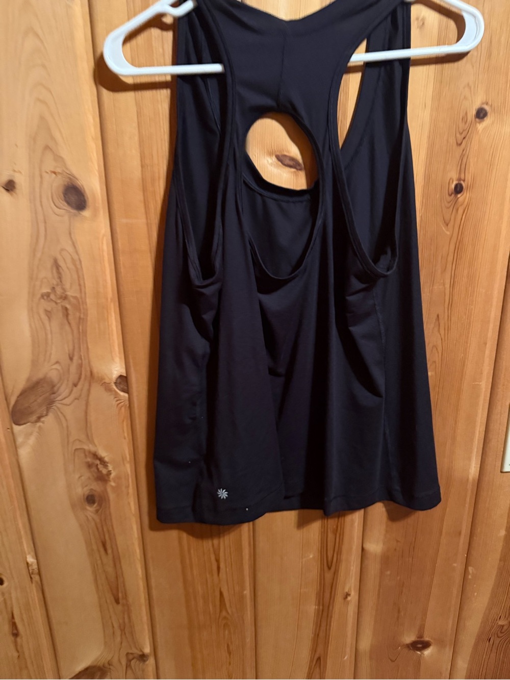 Athleta Black Racerback Performance Tank - Picture 3 of 4